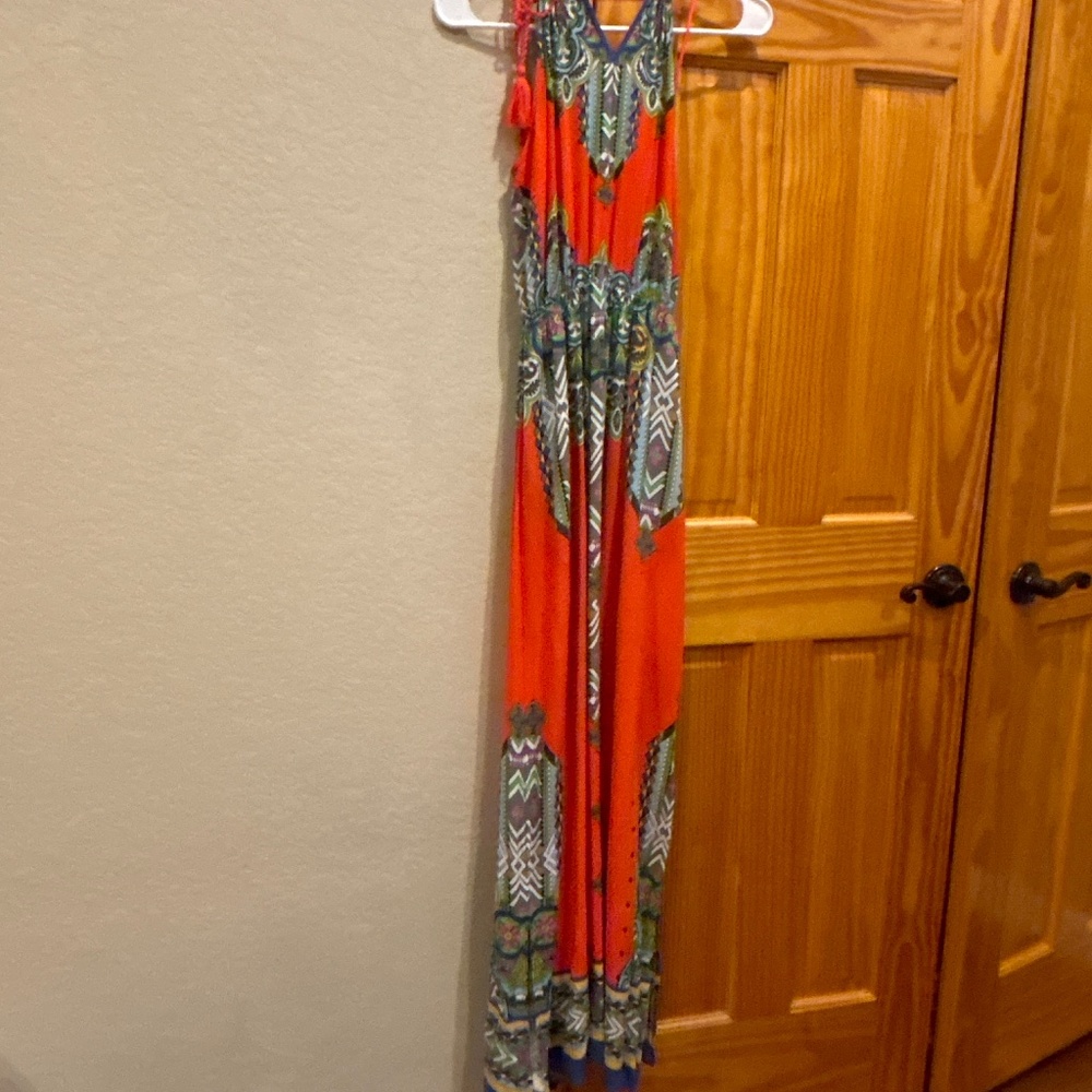 Peach Puff Maxi Dress